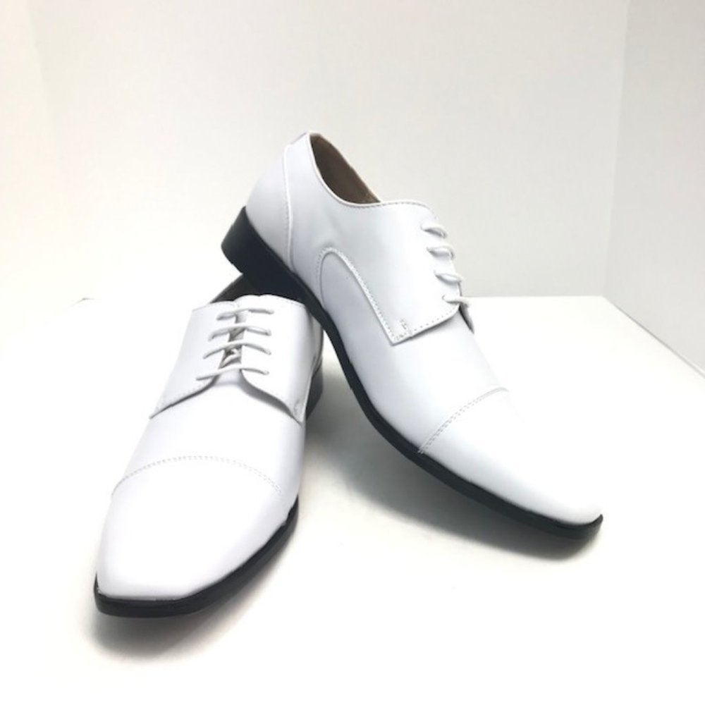 Men's Majestic Collection White Snow Dress Shoes